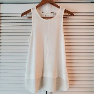 J. Crew White Tank